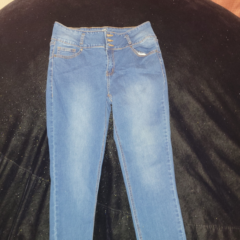 Moda Classic Blue Straight Leg Jeans